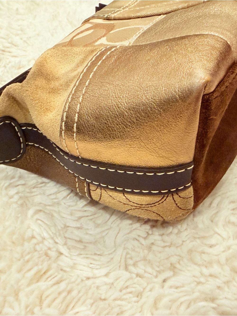 Coach Gold Patchwork Bag - Picture 10 of 10